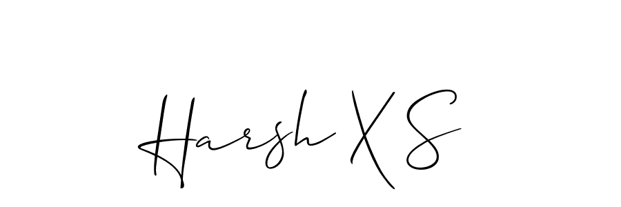 Similarly Allison_Script is the best handwritten signature design. Signature creator online .You can use it as an online autograph creator for name Harsh X S. Harsh X S signature style 2 images and pictures png