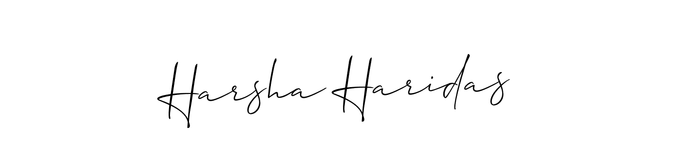 How to Draw Harsha Haridas signature style? Allison_Script is a latest design signature styles for name Harsha Haridas. Harsha Haridas signature style 2 images and pictures png