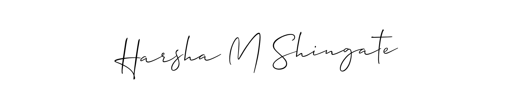 You can use this online signature creator to create a handwritten signature for the name Harsha M Shingate. This is the best online autograph maker. Harsha M Shingate signature style 2 images and pictures png