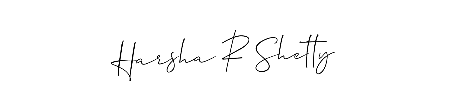 if you are searching for the best signature style for your name Harsha R Shetty. so please give up your signature search. here we have designed multiple signature styles  using Allison_Script. Harsha R Shetty signature style 2 images and pictures png