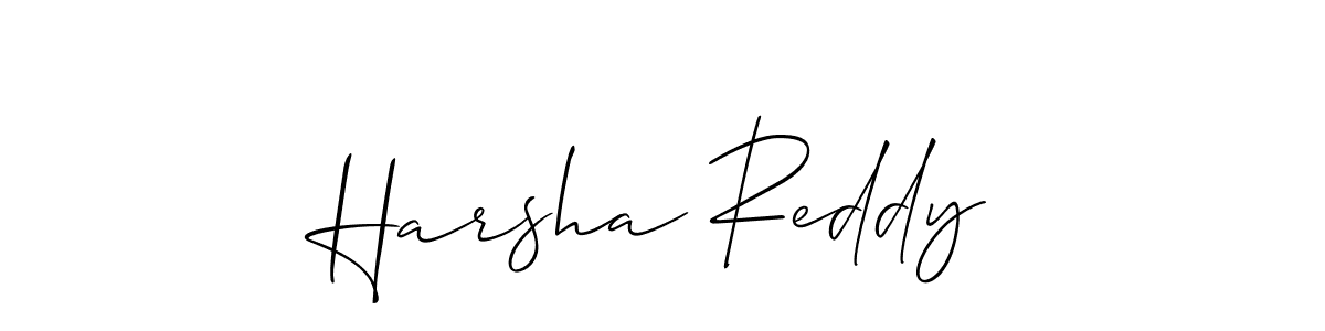 How to Draw Harsha Reddy signature style? Allison_Script is a latest design signature styles for name Harsha Reddy. Harsha Reddy signature style 2 images and pictures png