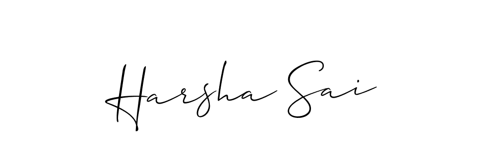 It looks lik you need a new signature style for name Harsha Sai. Design unique handwritten (Allison_Script) signature with our free signature maker in just a few clicks. Harsha Sai signature style 2 images and pictures png