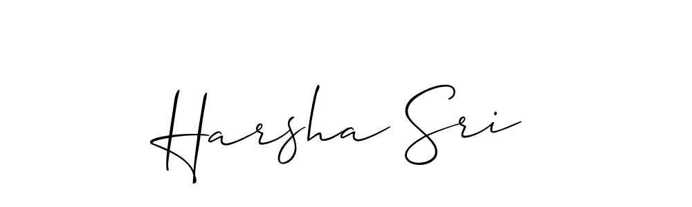 You should practise on your own different ways (Allison_Script) to write your name (Harsha Sri) in signature. don't let someone else do it for you. Harsha Sri signature style 2 images and pictures png