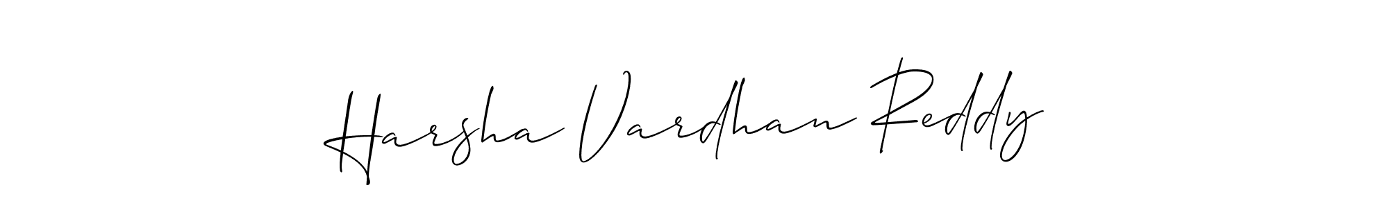 Make a beautiful signature design for name Harsha Vardhan Reddy. With this signature (Allison_Script) style, you can create a handwritten signature for free. Harsha Vardhan Reddy signature style 2 images and pictures png