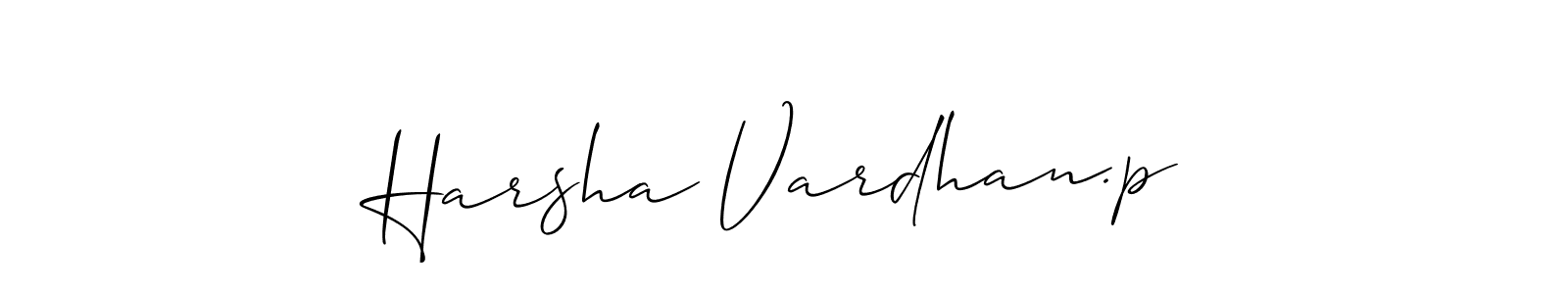 How to Draw Harsha Vardhan.p signature style? Allison_Script is a latest design signature styles for name Harsha Vardhan.p. Harsha Vardhan.p signature style 2 images and pictures png