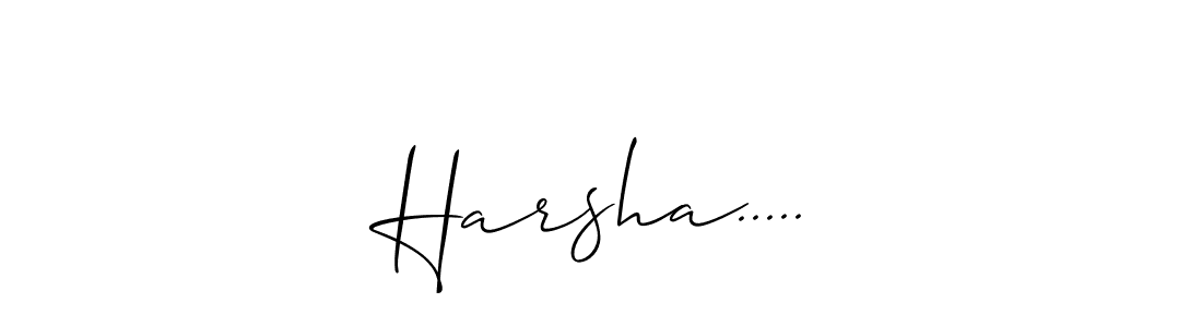 It looks lik you need a new signature style for name Harsha...... Design unique handwritten (Allison_Script) signature with our free signature maker in just a few clicks. Harsha..... signature style 2 images and pictures png