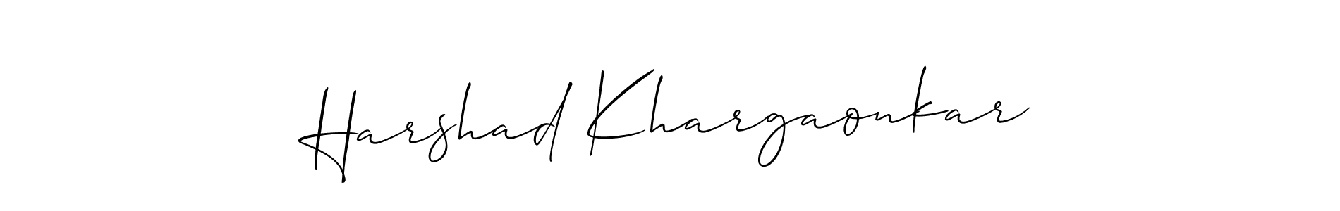 Once you've used our free online signature maker to create your best signature Allison_Script style, it's time to enjoy all of the benefits that Harshad Khargaonkar name signing documents. Harshad Khargaonkar signature style 2 images and pictures png