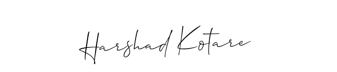 Make a beautiful signature design for name Harshad Kotare. Use this online signature maker to create a handwritten signature for free. Harshad Kotare signature style 2 images and pictures png