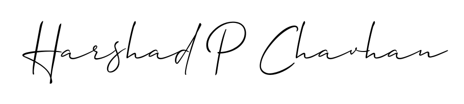 Explore multiple handwriting variations for Harshad P Chavhan including this stunning Allison_Script design. Free to use across all platforms. Harshad P Chavhan signature style 2 images and pictures png
