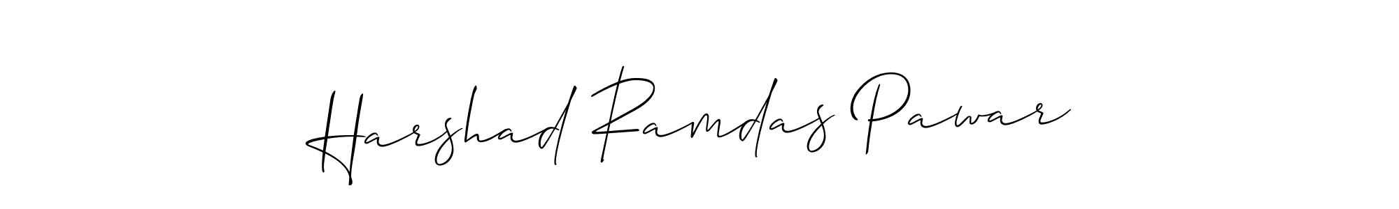 Also You can easily find your signature by using the search form. We will create Harshad Ramdas Pawar name handwritten signature images for you free of cost using Allison_Script sign style. Harshad Ramdas Pawar signature style 2 images and pictures png