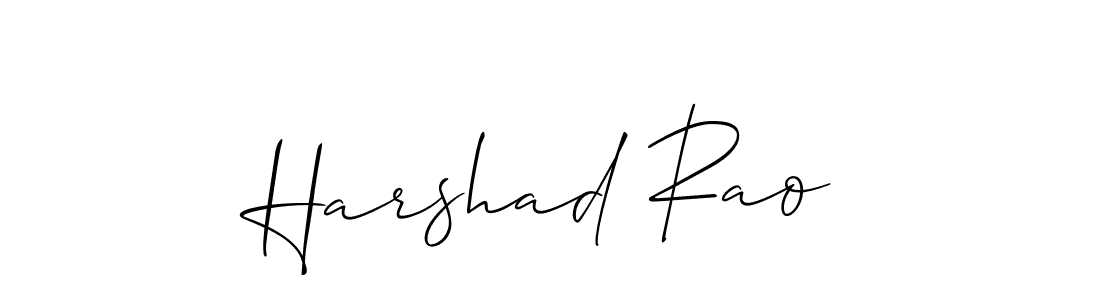It looks lik you need a new signature style for name Harshad Rao. Design unique handwritten (Allison_Script) signature with our free signature maker in just a few clicks. Harshad Rao signature style 2 images and pictures png