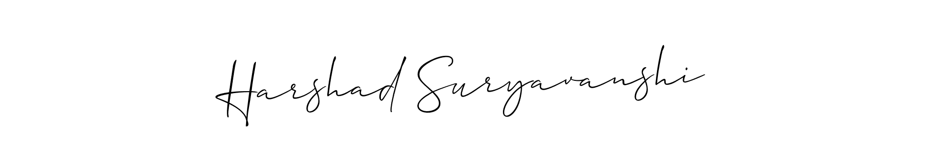 Best and Professional Signature Style for Harshad Suryavanshi. Allison_Script Best Signature Style Collection. Harshad Suryavanshi signature style 2 images and pictures png