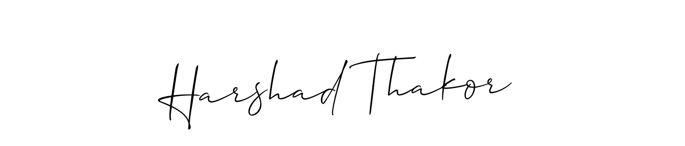 if you are searching for the best signature style for your name Harshad Thakor. so please give up your signature search. here we have designed multiple signature styles  using Allison_Script. Harshad Thakor signature style 2 images and pictures png