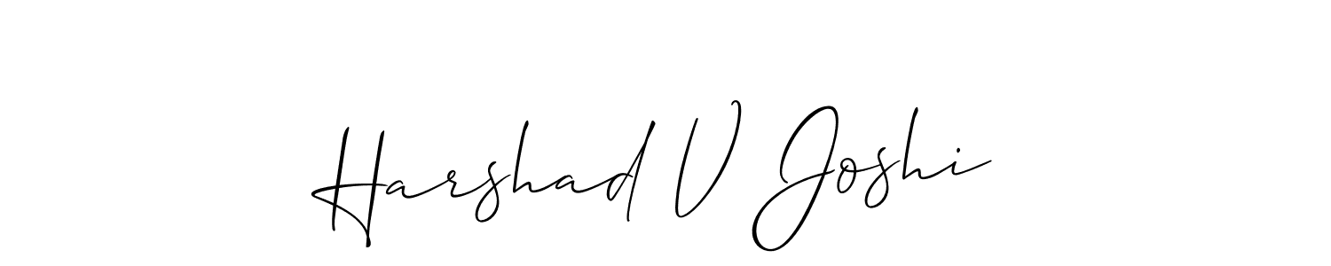 You can use this online signature creator to create a handwritten signature for the name Harshad V Joshi. This is the best online autograph maker. Harshad V Joshi signature style 2 images and pictures png