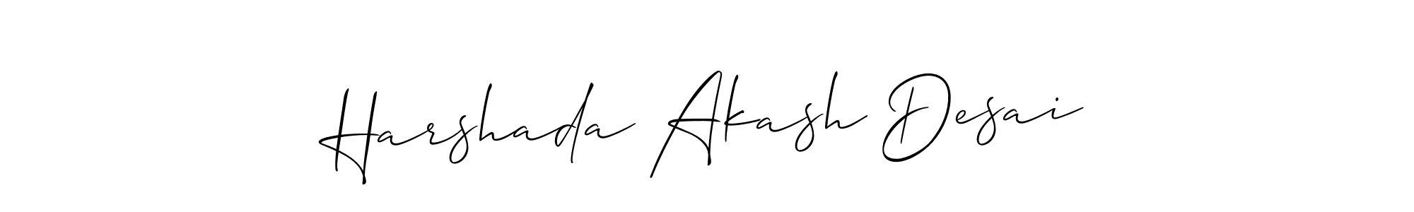 Check out images of Autograph of Harshada Akash Desai name. Actor Harshada Akash Desai Signature Style. Allison_Script is a professional sign style online. Harshada Akash Desai signature style 2 images and pictures png