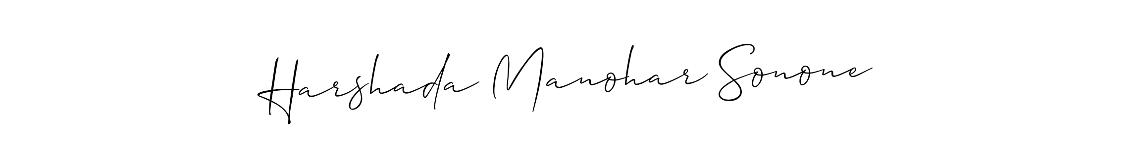 Best and Professional Signature Style for Harshada Manohar Sonone. Allison_Script Best Signature Style Collection. Harshada Manohar Sonone signature style 2 images and pictures png