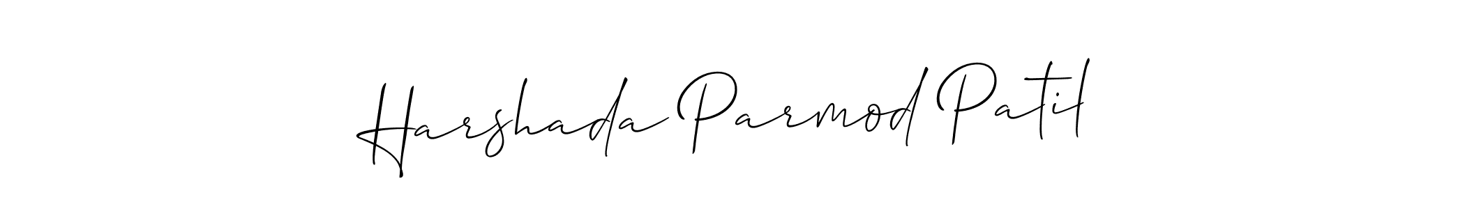 Make a beautiful signature design for name Harshada Parmod Patil. Use this online signature maker to create a handwritten signature for free. Harshada Parmod Patil signature style 2 images and pictures png