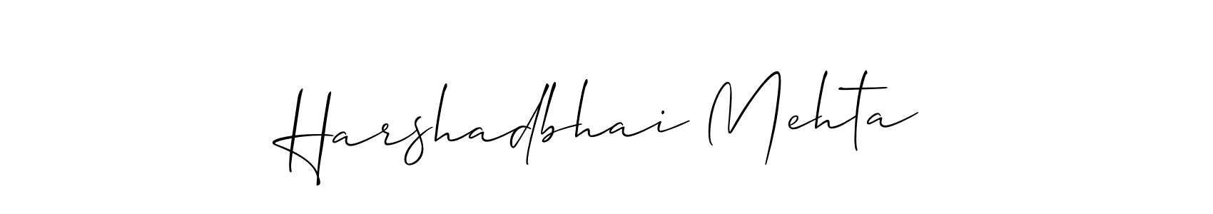 You can use this online signature creator to create a handwritten signature for the name Harshadbhai Mehta. This is the best online autograph maker. Harshadbhai Mehta signature style 2 images and pictures png