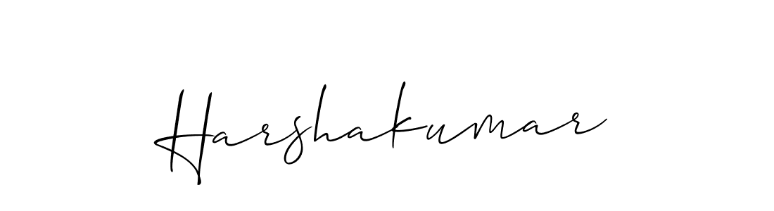 Make a short Harshakumar signature style. Manage your documents anywhere anytime using Allison_Script. Create and add eSignatures, submit forms, share and send files easily. Harshakumar signature style 2 images and pictures png