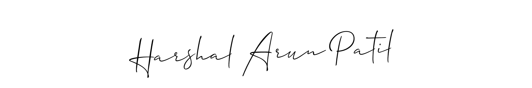 Make a beautiful signature design for name Harshal Arun Patil. Use this online signature maker to create a handwritten signature for free. Harshal Arun Patil signature style 2 images and pictures png