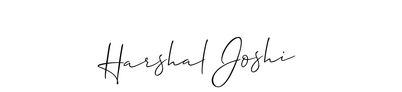 This is the best signature style for the Harshal Joshi name. Also you like these signature font (Allison_Script). Mix name signature. Harshal Joshi signature style 2 images and pictures png