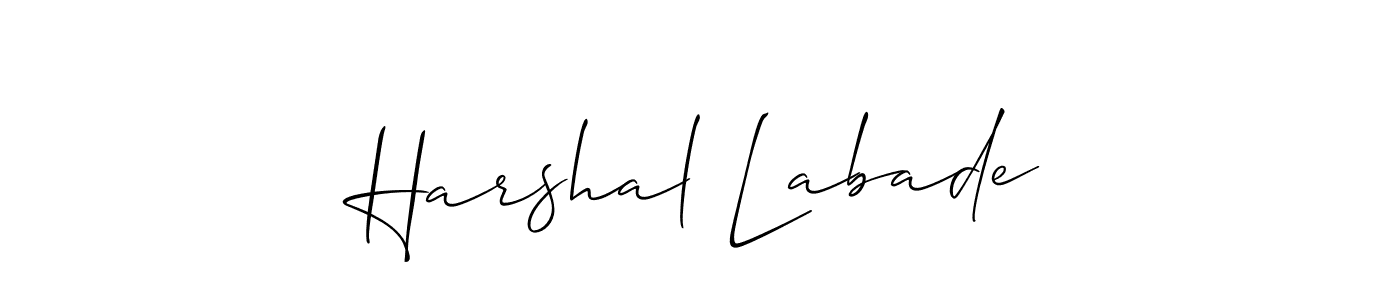 Here are the top 10 professional signature styles for the name Harshal Labade. These are the best autograph styles you can use for your name. Harshal Labade signature style 2 images and pictures png