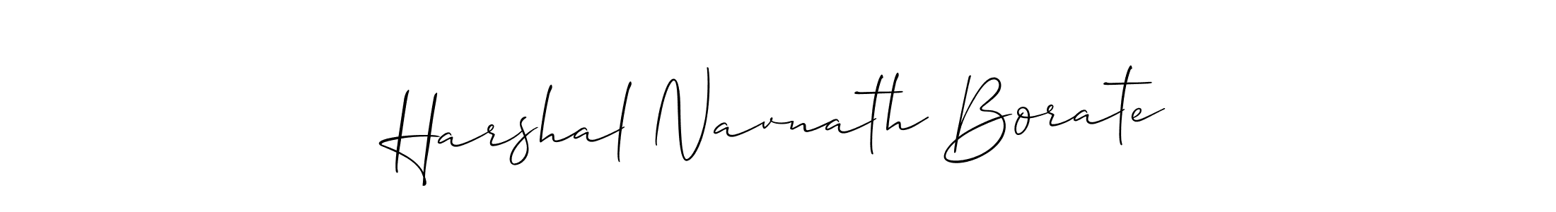 Make a short Harshal Navnath Borate signature style. Manage your documents anywhere anytime using Allison_Script. Create and add eSignatures, submit forms, share and send files easily. Harshal Navnath Borate signature style 2 images and pictures png