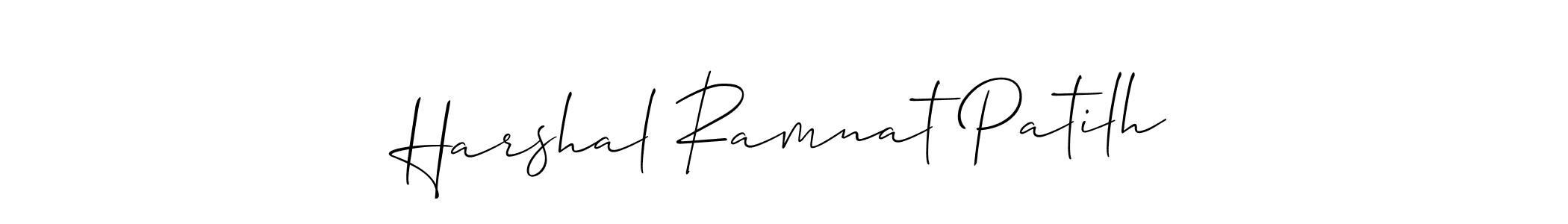 This is the best signature style for the Harshal Ramnat Patilh name. Also you like these signature font (Allison_Script). Mix name signature. Harshal Ramnat Patilh signature style 2 images and pictures png