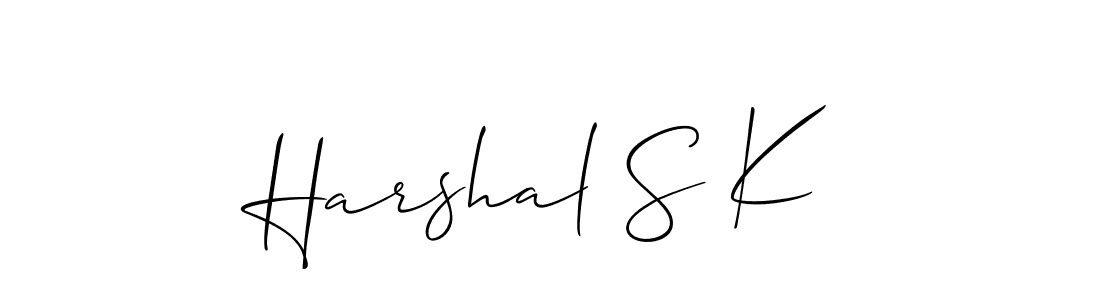 Once you've used our free online signature maker to create your best signature Allison_Script style, it's time to enjoy all of the benefits that Harshal S K name signing documents. Harshal S K signature style 2 images and pictures png