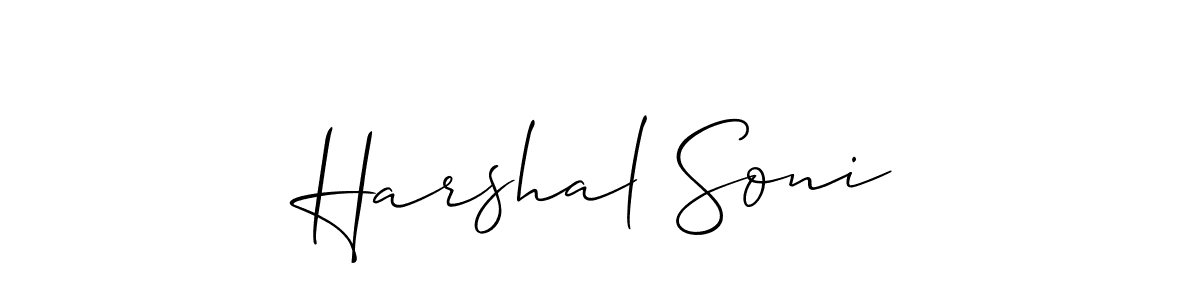 Similarly Allison_Script is the best handwritten signature design. Signature creator online .You can use it as an online autograph creator for name Harshal Soni. Harshal Soni signature style 2 images and pictures png