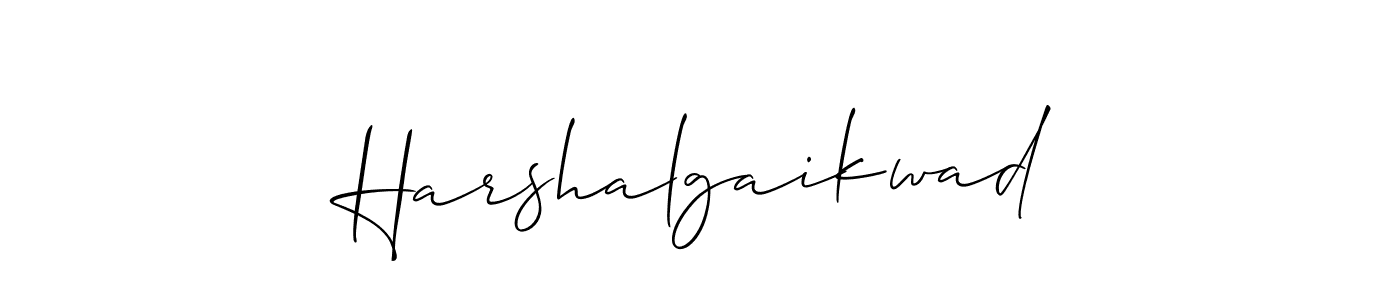 Harshalgaikwad stylish signature style. Best Handwritten Sign (Allison_Script) for my name. Handwritten Signature Collection Ideas for my name Harshalgaikwad. Harshalgaikwad signature style 2 images and pictures png
