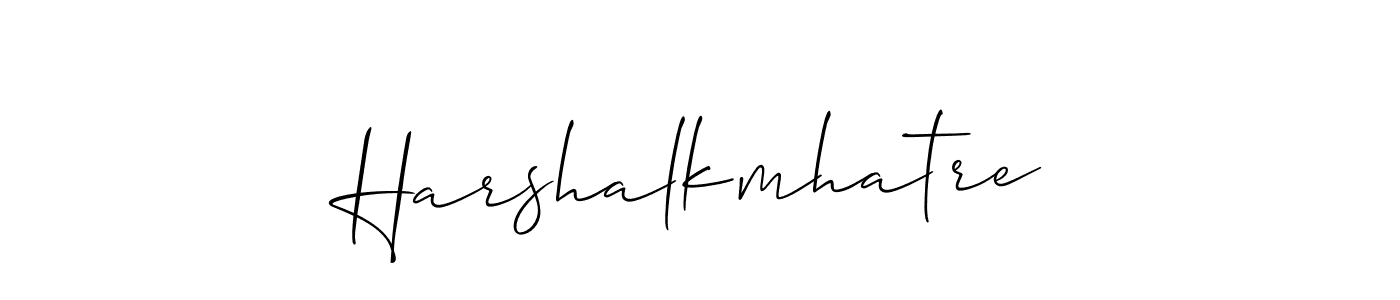 Make a beautiful signature design for name Harshalkmhatre. Use this online signature maker to create a handwritten signature for free. Harshalkmhatre signature style 2 images and pictures png