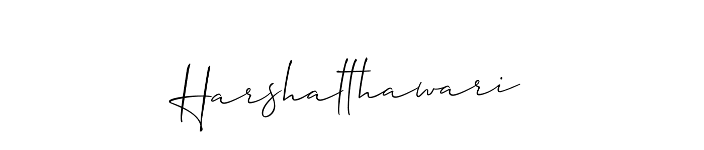 How to Draw Harshalthawari signature style? Allison_Script is a latest design signature styles for name Harshalthawari. Harshalthawari signature style 2 images and pictures png