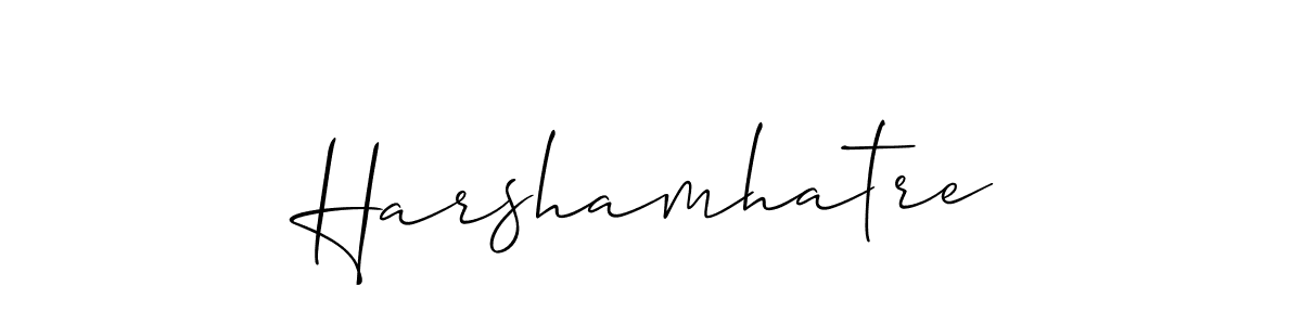 Once you've used our free online signature maker to create your best signature Allison_Script style, it's time to enjoy all of the benefits that Harshamhatre name signing documents. Harshamhatre signature style 2 images and pictures png
