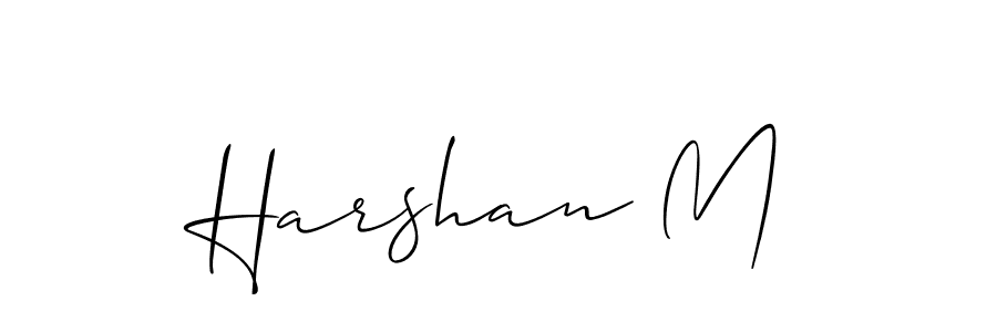 You can use this online signature creator to create a handwritten signature for the name Harshan M. This is the best online autograph maker. Harshan M signature style 2 images and pictures png