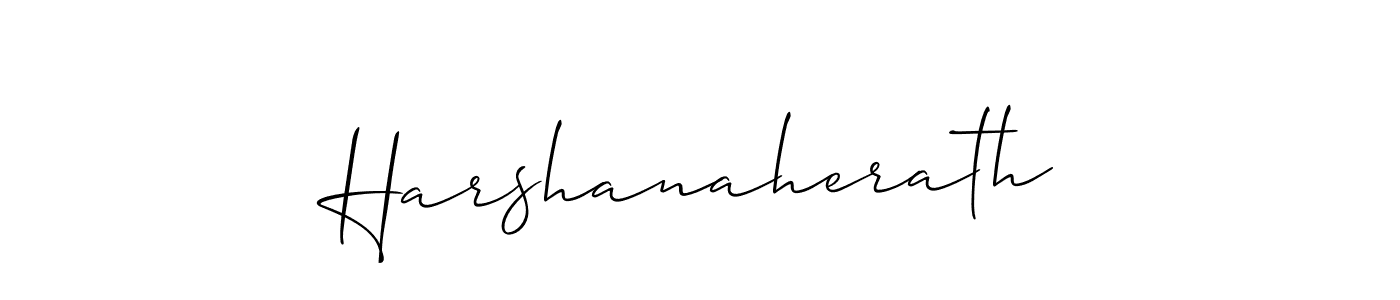 Harshanaherath stylish signature style. Best Handwritten Sign (Allison_Script) for my name. Handwritten Signature Collection Ideas for my name Harshanaherath. Harshanaherath signature style 2 images and pictures png