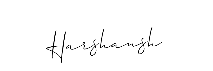 Also You can easily find your signature by using the search form. We will create Harshansh name handwritten signature images for you free of cost using Allison_Script sign style. Harshansh signature style 2 images and pictures png