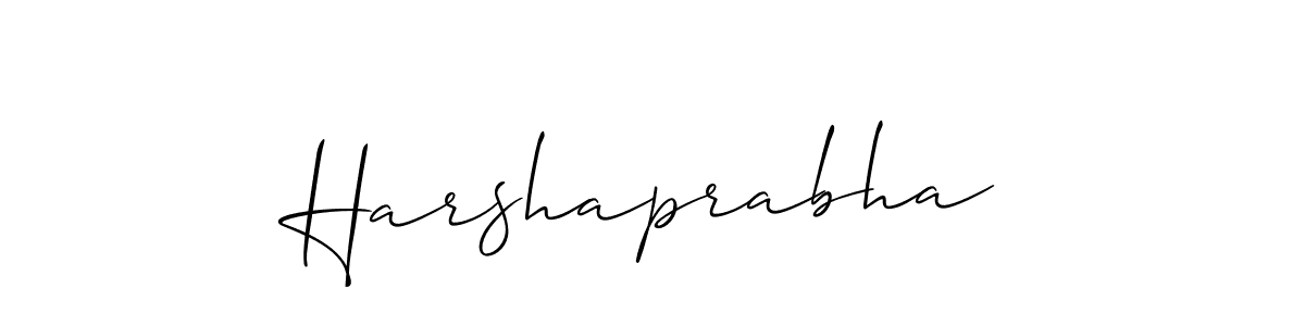 Make a beautiful signature design for name Harshaprabha. With this signature (Allison_Script) style, you can create a handwritten signature for free. Harshaprabha signature style 2 images and pictures png