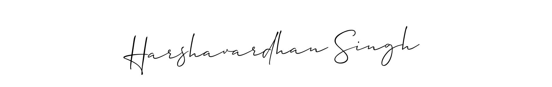 Also we have Harshavardhan Singh name is the best signature style. Create professional handwritten signature collection using Allison_Script autograph style. Harshavardhan Singh signature style 2 images and pictures png
