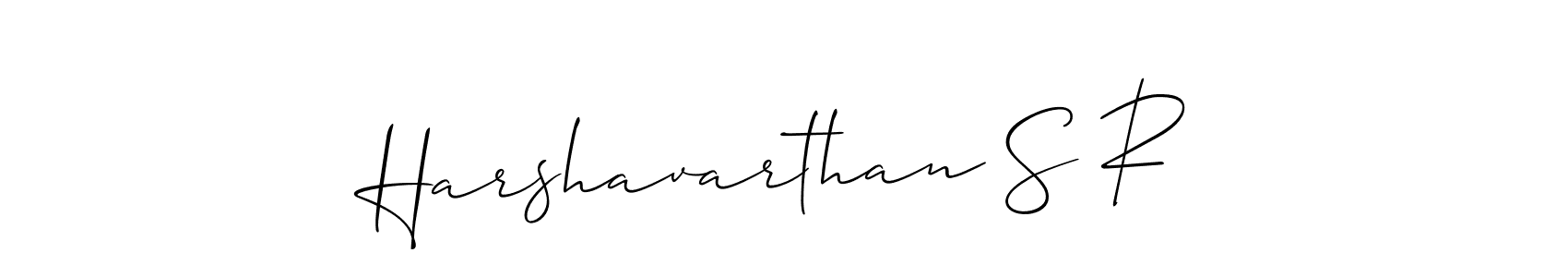 It looks lik you need a new signature style for name Harshavarthan S R. Design unique handwritten (Allison_Script) signature with our free signature maker in just a few clicks. Harshavarthan S R signature style 2 images and pictures png