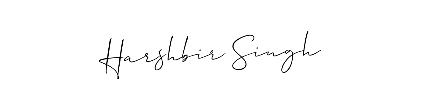 Allison_Script is a professional signature style that is perfect for those who want to add a touch of class to their signature. It is also a great choice for those who want to make their signature more unique. Get Harshbir Singh name to fancy signature for free. Harshbir Singh signature style 2 images and pictures png