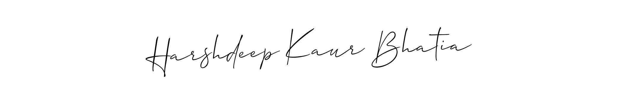 Here are the top 10 professional signature styles for the name Harshdeep Kaur Bhatia. These are the best autograph styles you can use for your name. Harshdeep Kaur Bhatia signature style 2 images and pictures png