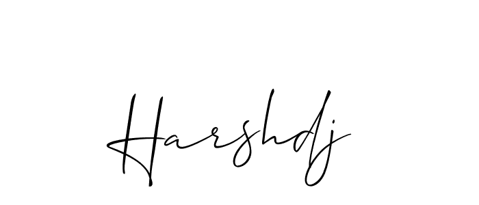 You can use this online signature creator to create a handwritten signature for the name Harshdj. This is the best online autograph maker. Harshdj signature style 2 images and pictures png