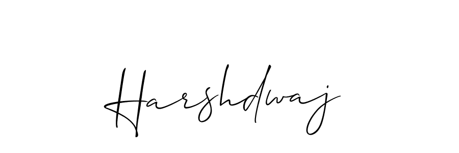Make a beautiful signature design for name Harshdwaj. With this signature (Allison_Script) style, you can create a handwritten signature for free. Harshdwaj signature style 2 images and pictures png