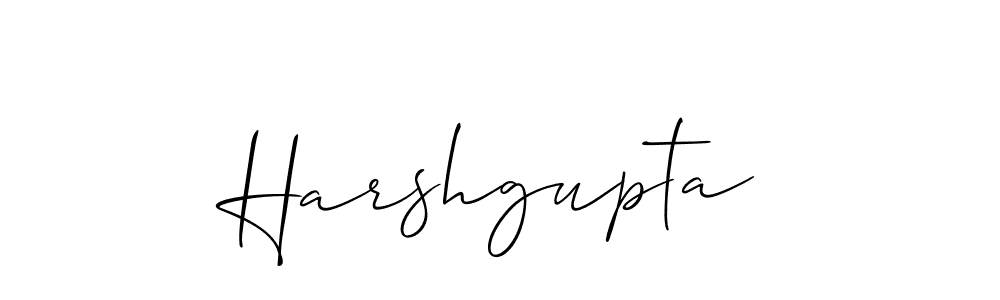 Make a beautiful signature design for name Harshgupta. With this signature (Allison_Script) style, you can create a handwritten signature for free. Harshgupta signature style 2 images and pictures png