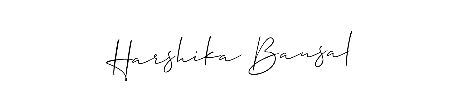 Once you've used our free online signature maker to create your best signature Allison_Script style, it's time to enjoy all of the benefits that Harshika Bansal name signing documents. Harshika Bansal signature style 2 images and pictures png