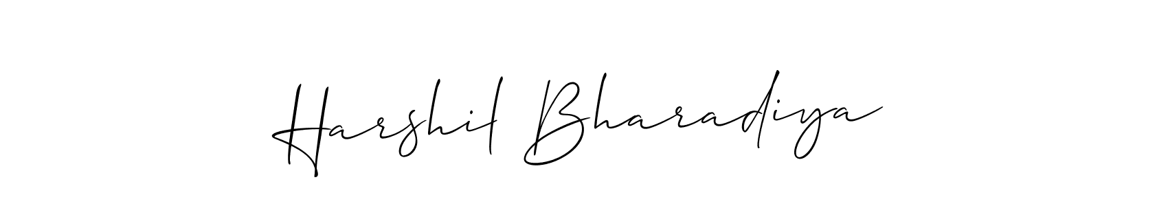 Here are the top 10 professional signature styles for the name Harshil Bharadiya. These are the best autograph styles you can use for your name. Harshil Bharadiya signature style 2 images and pictures png