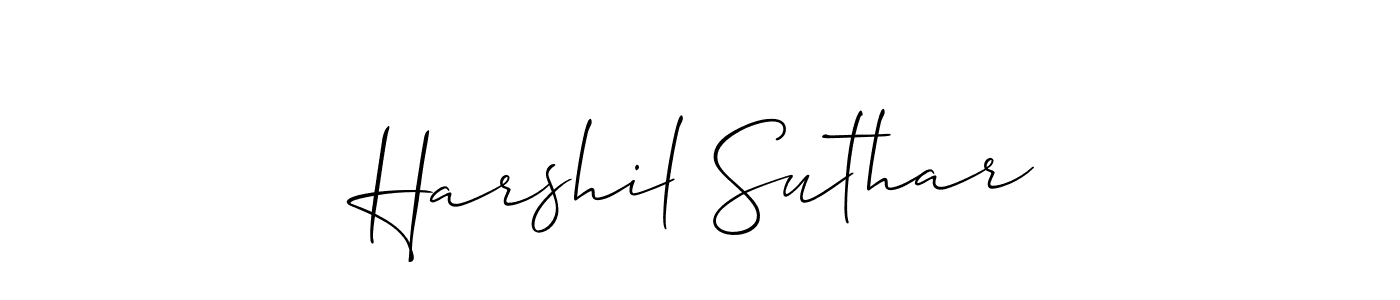 Once you've used our free online signature maker to create your best signature Allison_Script style, it's time to enjoy all of the benefits that Harshil Suthar name signing documents. Harshil Suthar signature style 2 images and pictures png