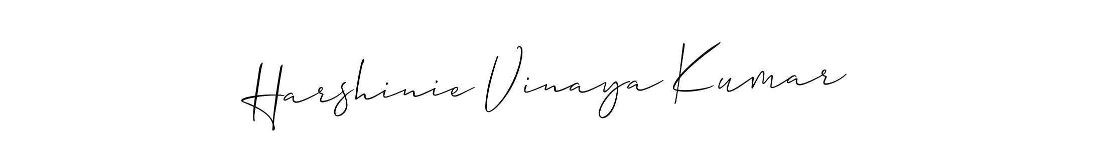 Harshinie Vinaya Kumar stylish signature style. Best Handwritten Sign (Allison_Script) for my name. Handwritten Signature Collection Ideas for my name Harshinie Vinaya Kumar. Harshinie Vinaya Kumar signature style 2 images and pictures png