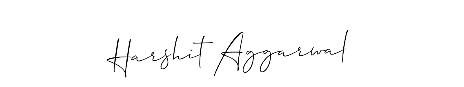 Design your own signature with our free online signature maker. With this signature software, you can create a handwritten (Allison_Script) signature for name Harshit Aggarwal. Harshit Aggarwal signature style 2 images and pictures png